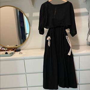 Free People Black 2 piece Dress/romper